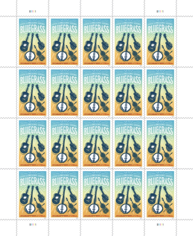 Bluegrass Stamps - 100 Pcs