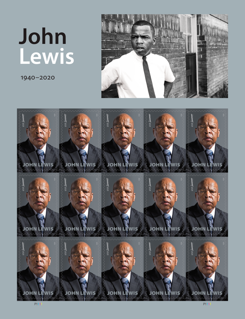 John Lewis Stamps - 100 Pcs