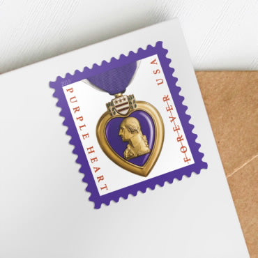 Purple Heart Medal 2019 Stamps - 100 Pcs