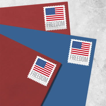 U.S. Flags 2023 Stamps (sheet) - 100 Pcs