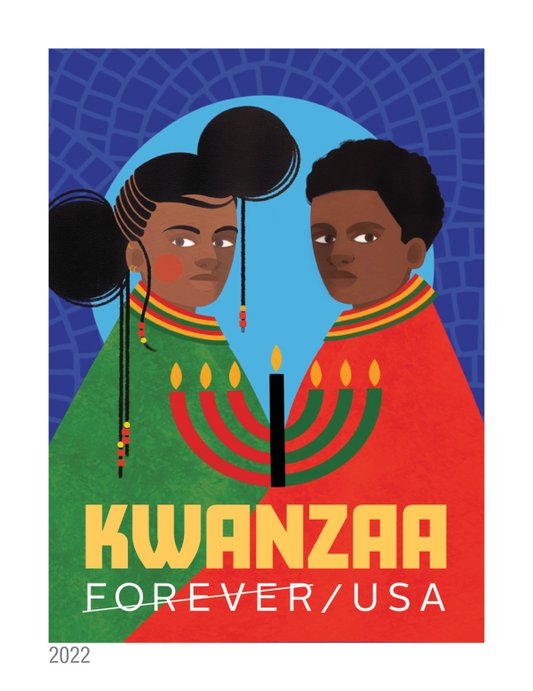 Kwanzaa 2022 Stamps - 100 Pcs