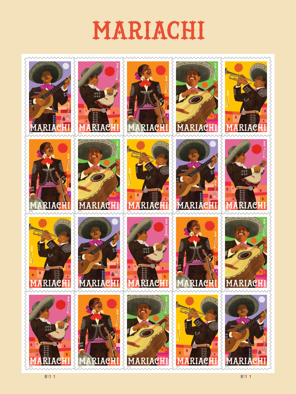 Mariachi - 100 Pcs