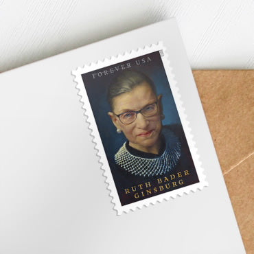 Ruth Bader Ginsburg Stamps - 100 Pcs