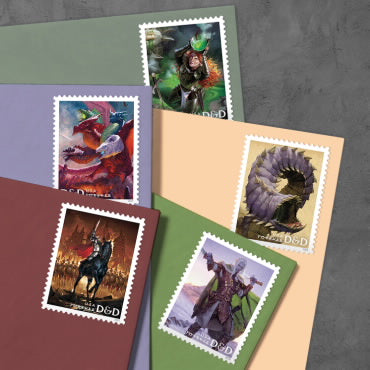 Dungeons & Dragons Stamps - 100 Pcs