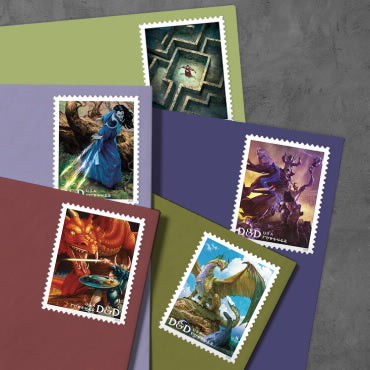 Dungeons & Dragons Stamps - 100 Pcs