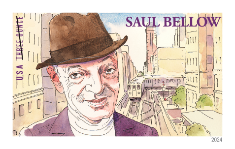 Saul Bellow Stamps - 100 Pcs