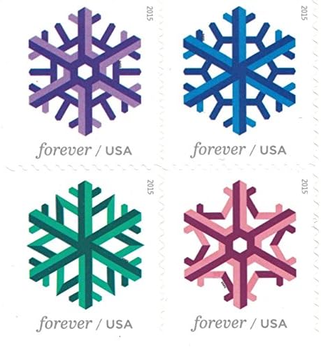 Geometric Snowflakes - 100 Pcs