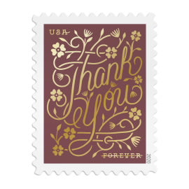Thank You Stamps - 100 Pcs