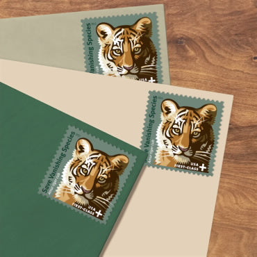 Save Vanishing Species Stamps - 100 Pcs