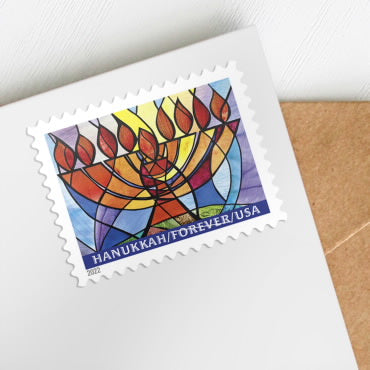Hanukkah Stamps - 100 Pcs