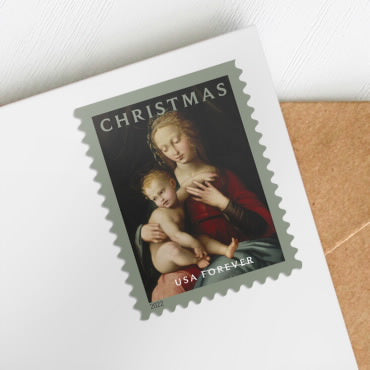 Virgin and Child Stamps - 100 Pcs