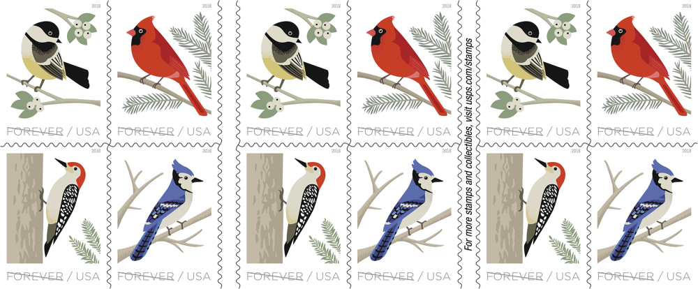 Birds in Winter - 100 Pcs