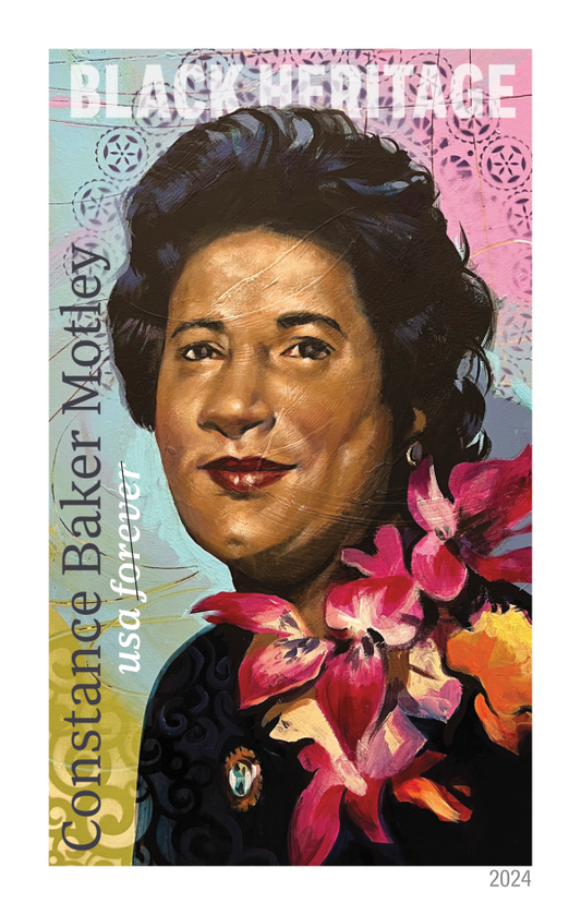 Constance Baker Motley Stamps - 100 Pcs