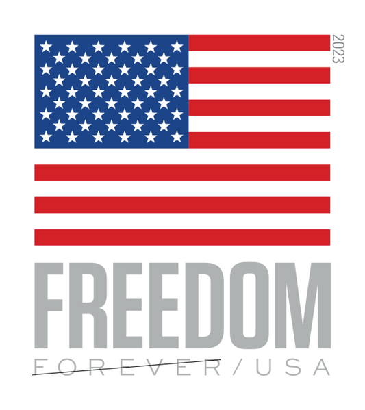 U.S. Flags 2023 Stamps (sheet) - 100 Pcs