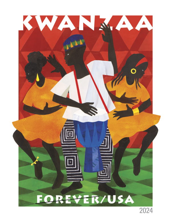 Kwanzaa 2024 Stamps - 100 Pcs
