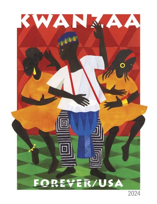 Kwanzaa 2024 Stamps - 100 Pcs