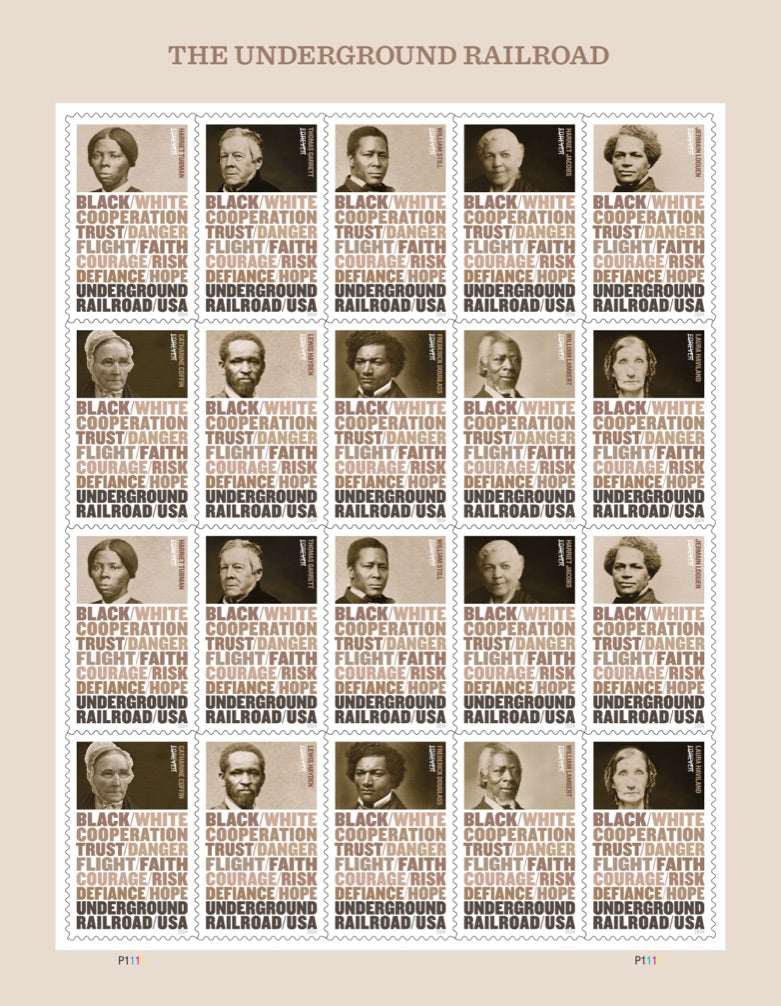 The Underground Railroad Stamps - 100 Pcs