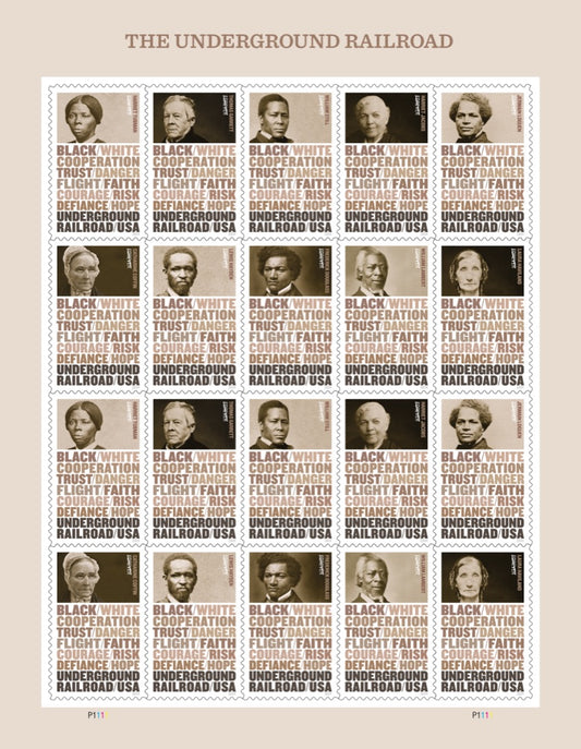 The Underground Railroad Stamps - 100 Pcs