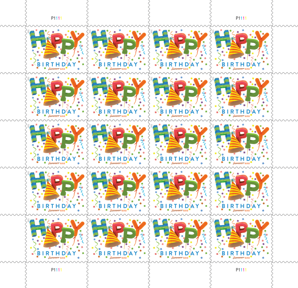 Happy Birthday - 100 Pcs