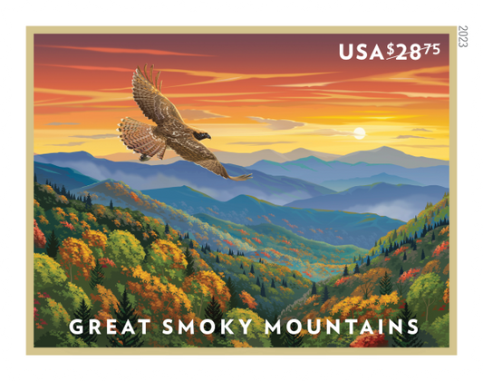 Great Smoky Mountains Stamps - 40 Pcs