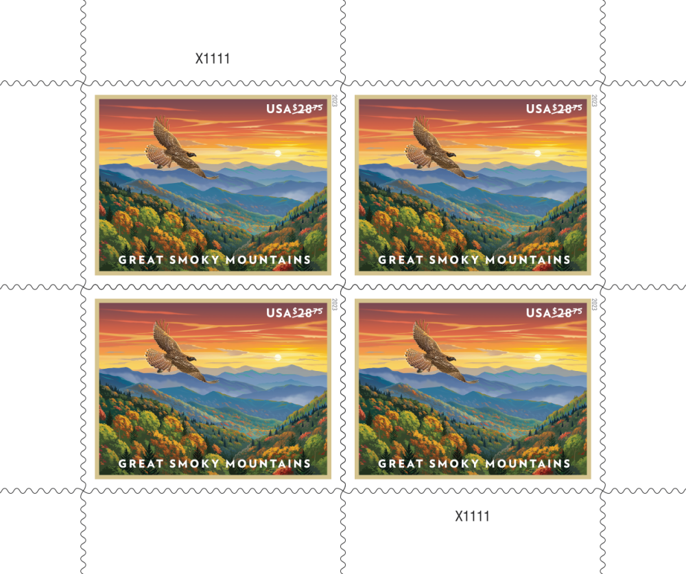 Great Smoky Mountains Stamps - 40 Pcs