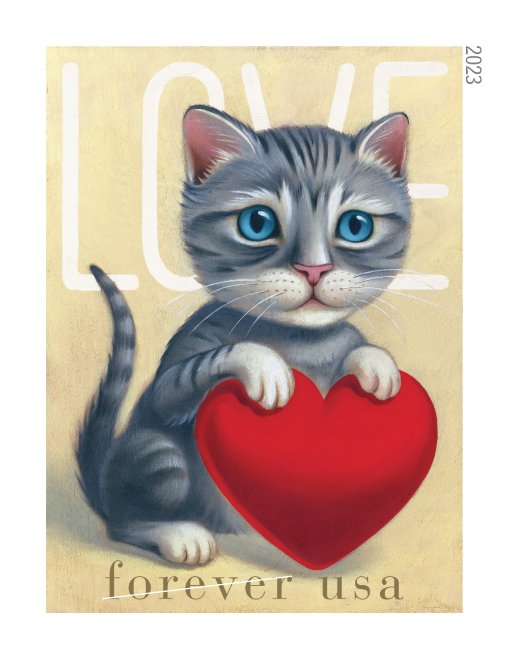 Love 2023 Stamps - 100 Pcs