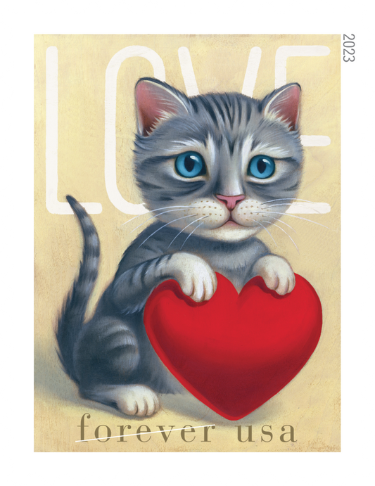 Love 2023 Stamps - 100 Pcs