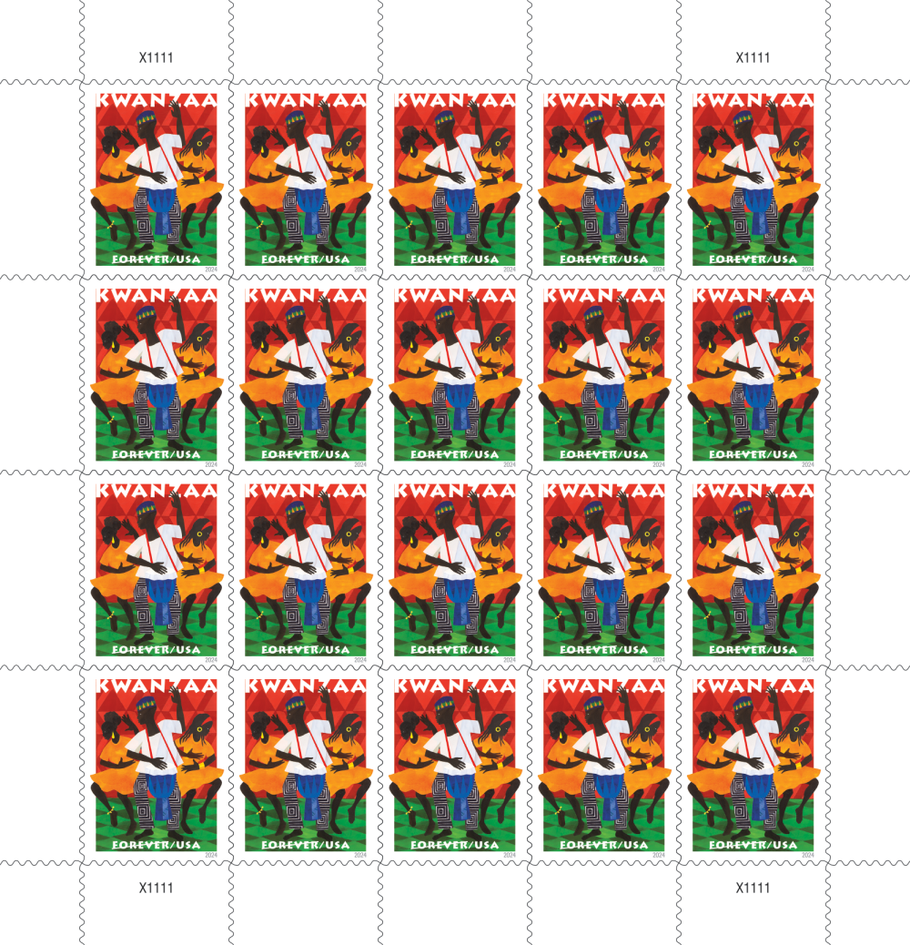 Kwanzaa 2024 Stamps - 100 Pcs