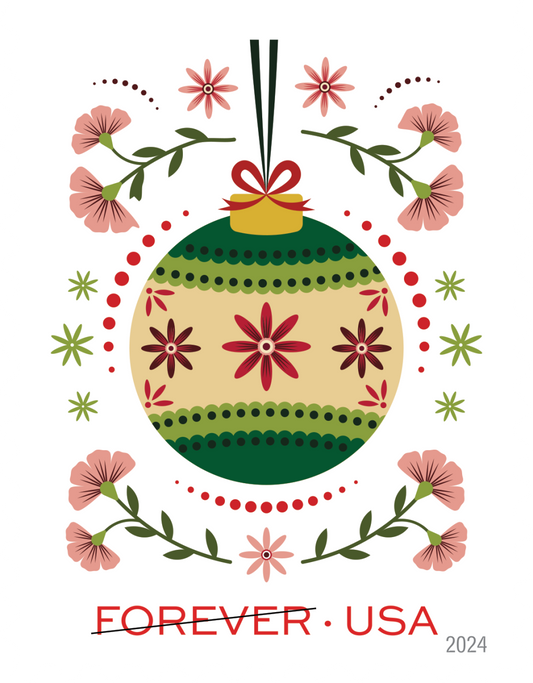 Holiday Joy Stamps - 100 Pcs