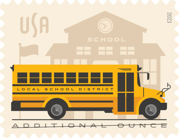 School Bus Stamps - 100 Pcs