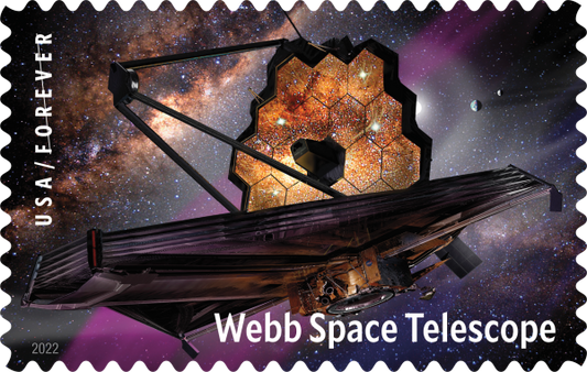 James Webb Space Telescope Stamps - 100 Pcs