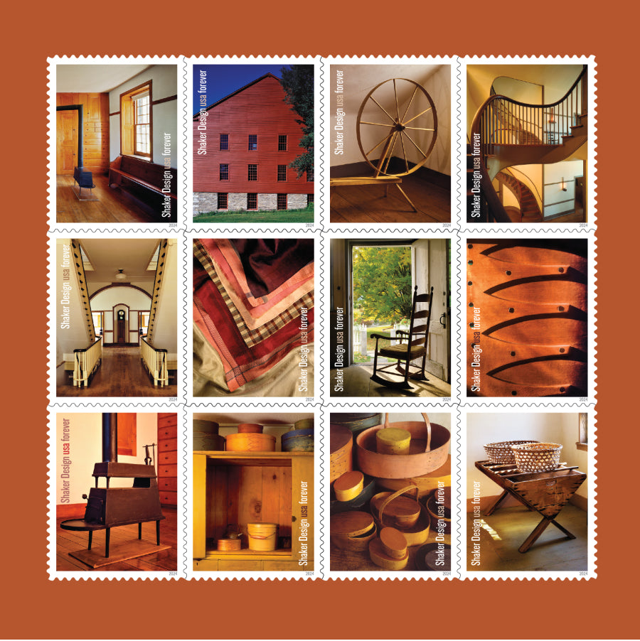 Shaker Design Stamps - 120 Pcs