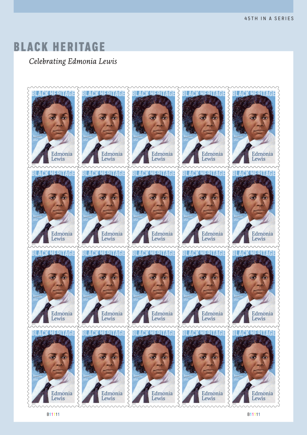 Edmonia Lewis - 100 Pcs